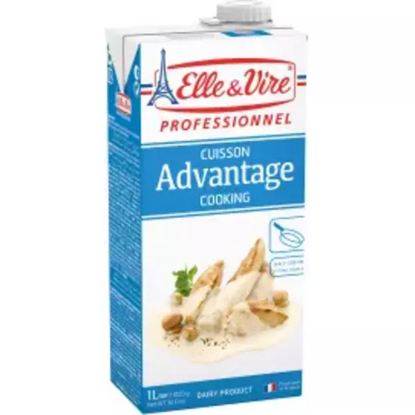 Cooking Cream 1 لتر PCS - Elle Viere